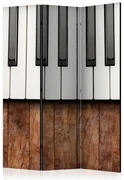 Artgeist Paraván - Inspired by Chopin - mahogany [Room Dividers]