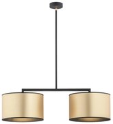 Argon 0898 - Luster na tyči KARIN 2xE27/15W/230V mosadz/čierna