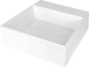 Deante Umývadlo na dosku Correo 40x40 cm - CQR AU4M, granit, alabaster
