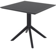 SKY 80 záhradný stôl black