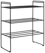 Čierny kovový stojan na topánky Swansea – House Nordic