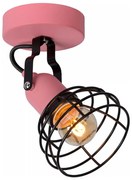 Lucide 08927/01/66 - Bodové svietidlo POLA 1xE27/60W/230V ružová