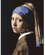 Maľovanie podľa čísel na ráme Dievča s perlou