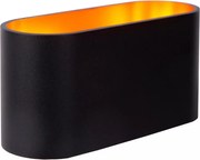 Lucide 23254/01/30 - Nástenné svietidlo XERA 1xG9/42W/230V čierne