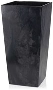 Kvetináč Porto 68x35 cm čierny betón