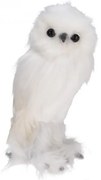 Biela zimná sova 24 cm