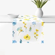 Goldea behúň na stôl teflónový - svieža lúka 20x120 cm