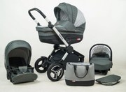 Kombinovaný kočík Raf-pol ASPERO - Dark-grey (2-kombinácia)