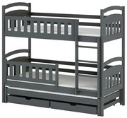 Poschodová Posteľ Blanka 90x200 graphite