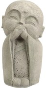 Záhradná dekorácia Budha nehovorí, 14,5 x 27 x 13 cm, polyresin