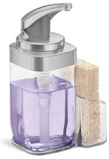 Kovový dávkovač mydla 650 ml - simplehuman