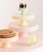 Zelený keramický podnos na nohe Hella Pastel Green S - Ø 11*7cm