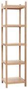 Regál z dubového dreva 45x180 cm Mason - Hübsch