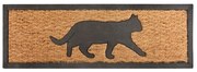Rohožka z kokosového vlákna Esschert Design Mačka, 25 x 75 cm