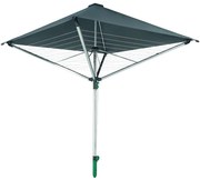 Vonkajší sušiak na bielizeň v striebornej farbe 40 m LinoProtect 400 – LEIFHEIT