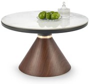 Konferenčný stolík Collins, sivá / orech