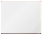 Biela magnetická popisovacia tabuľa boardOK, 1500 x 1200 mm, hnedý rám