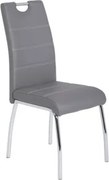 Jedálenská stolička Susi, šedá ekokoža%