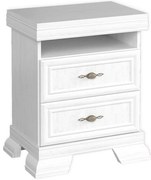 Nočný stolík Kora KSN biela
