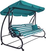 Záhradná hojdačka so strieškou Springos GS0024