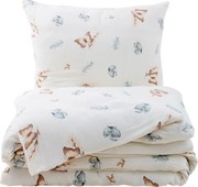 Matex Mušelínové obliečky Motýle, 140 x 200 cm, 70 x 90 cm