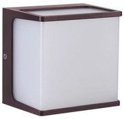LED Vonkajšie nástenné svietidlo LED/8W/230V IP65 3000K hnedá