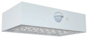 LED Solárne nástenné svietidlo so senzorom LED/3W/3,7V 3000K/4000K IP65 biela