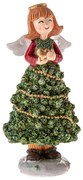 Vianočný anjel 12,5 cm, polyresin