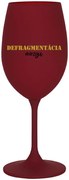 DEFRAGMENTÁCIA MOZGU - bordovy pohár na víno 350 ml