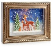 Markslöjd 705555 - LED Vianočná dekorácia REINHARD LED/0,06W/4xAA/teplá biela bronz