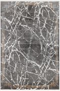Koberec Arte Piran Marble sivý / čierny