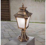 Orion - Vonkajšia lampa AIKO 1xE27/60W/230V 59 cm IP23 bronz/patina