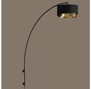 Eglo 390406 - Nástenné svietidlo MANDERLINE 1xE27/40W/230V čierna/zlatá