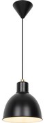 Nordlux - Luster na lanku POP 1xE27/40W/230V čierna/zlatá