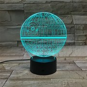3Dmix 3D-MTV068 - Motív pre 3D LED nočnú lampu - Hviezda smrti (Star Wars)