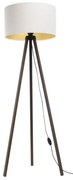 Stojacia lampa STANDART 1xE27/60W/230V biela/hnedá