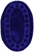 Kúpeľňový koberček Ocean modrý ovál