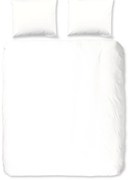 Biele flanelové predĺžené obliečky na dvojlôžko 200x220 cm – Good Morning