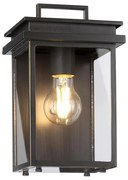 Feiss - Vonkajšie nástenné svietidlo GLENVIEW 1xE27/60W/230V IP44 antracit
