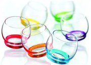 Sada farebných pohárov, Crystalex, CRAZY, 60 ml, 6 ks