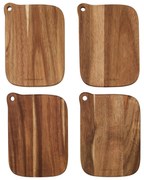 House Doctor Drevená doska Eya Nature – set 4 ks