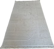 Moderný boho koberec TWIST BEIGE 31368A – béžový obdĺžnikový Rozmer: 60x100 cm