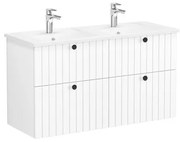 Vitra Root kúpeľňová skrinka s umývadlom 120x67x46 cm biela mat ROOTG120WINTS