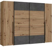 Skriňa Narago 3 270 NRGS82511-C752 Dub Artisan/Betón