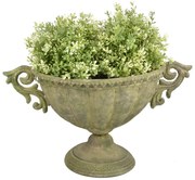 Kovová široká váza na kvetiny Esschert Design