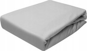 ECOMATRACE Úpletové prestieradlo Jersey sivé Rozmery 80x200