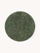 Okrúhly huňatý koberec's vysokým vlasom Leighton