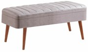 Lavica Vina 2 Grey and Walnut