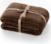 Hnedá deka z mikrovlákna DecoKing Henry, 220 × 240 cm