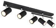 Globo 57911-5B - Bodové svietidlo ROBBY 5xGU10/35W/230V čierna